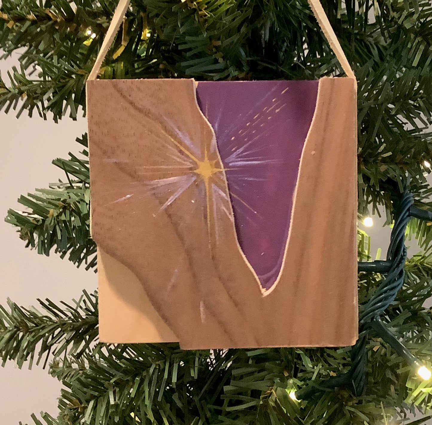 Aurora Grain Wooden Christmas Ornament
