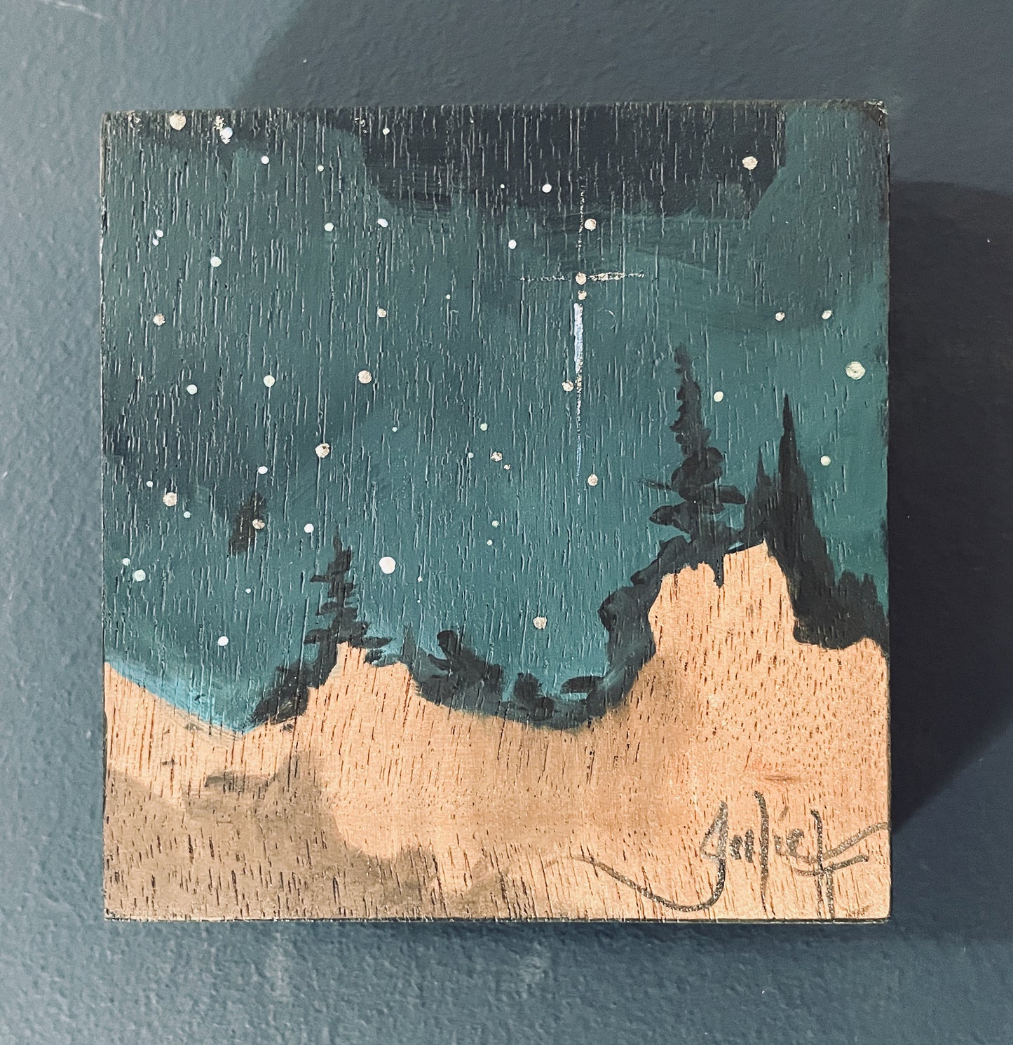 Guiding Light Star Painting