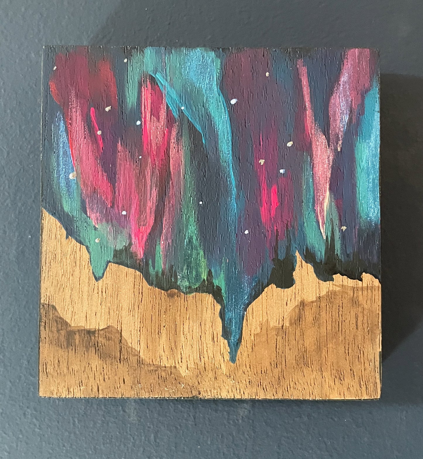 Kaleidoscope Northern Lights Painting