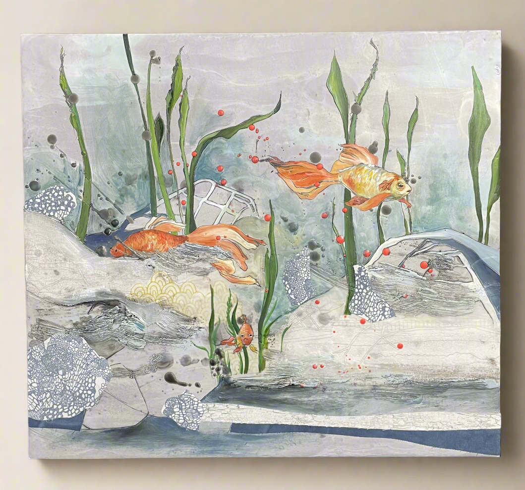 Meander-original-mixed-media-painting