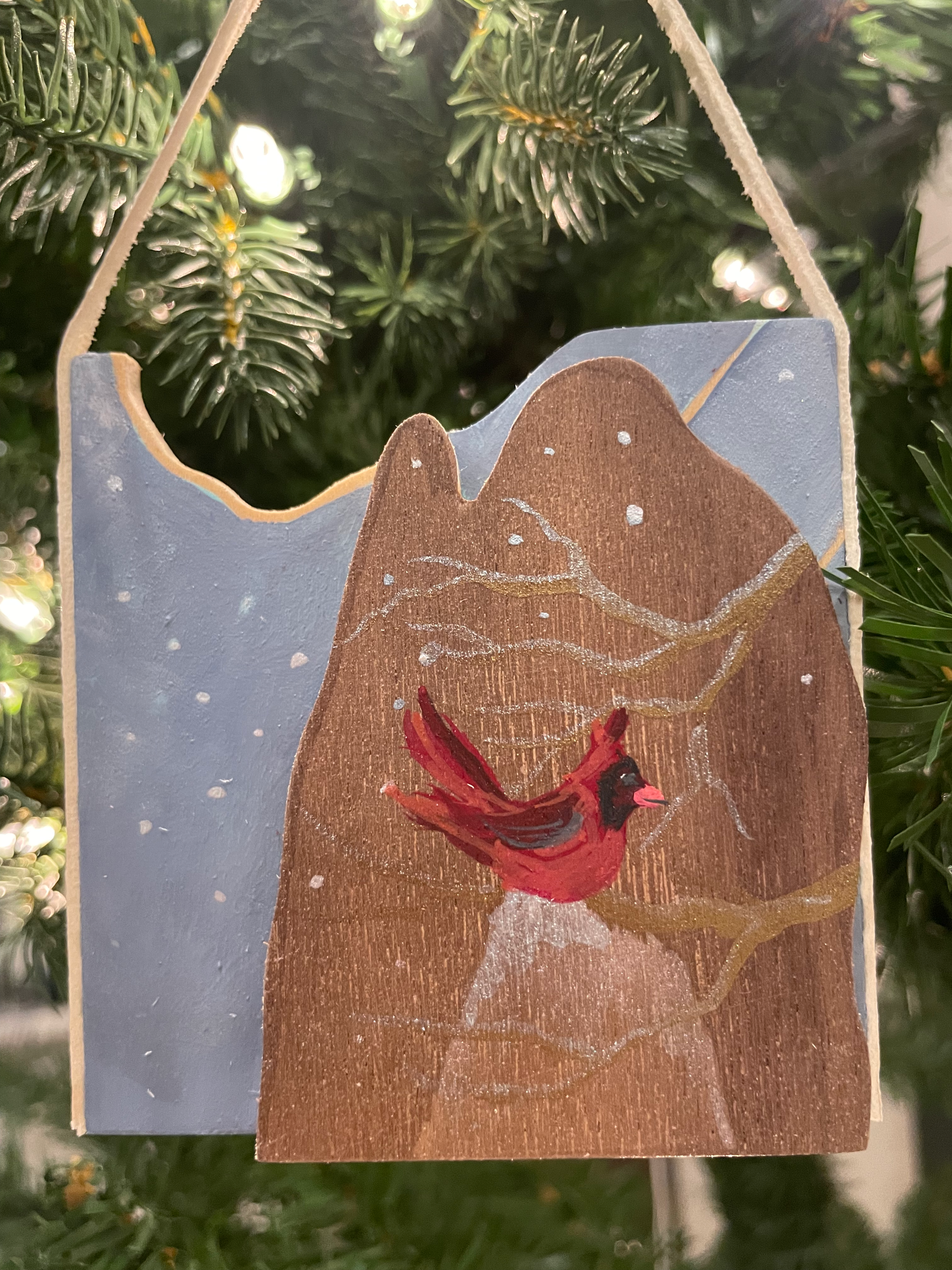 Cardinal in Winter Wonderland image 0