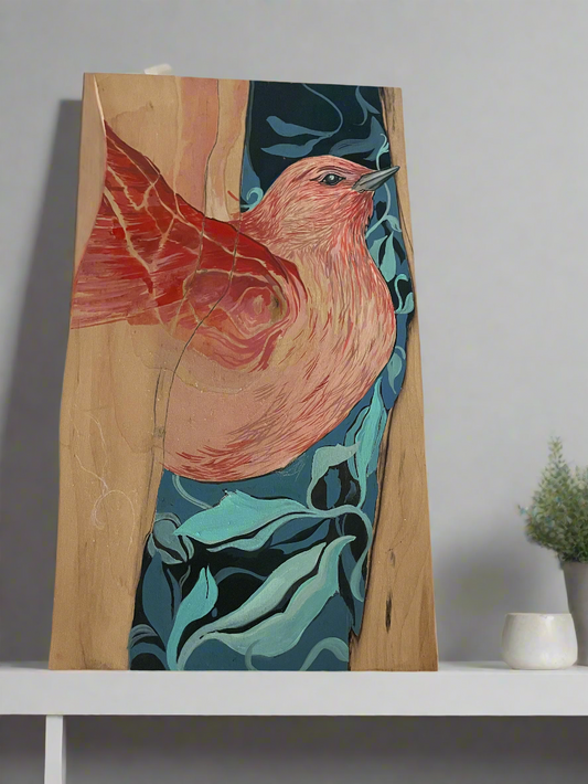 Breaking-Free-bird-painting