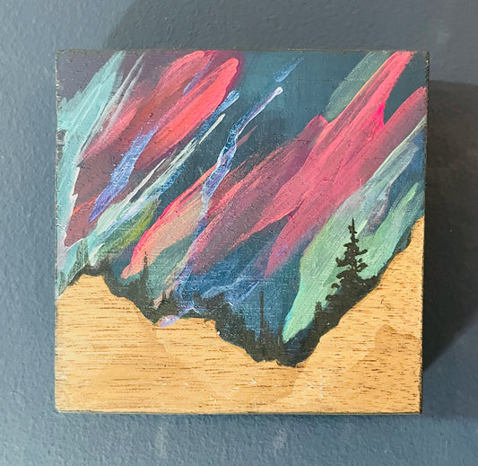 Dance Across The Sky Northern Lights Painting