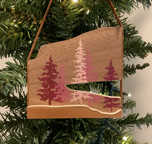 Emberberry Wooden Christmas Ornament