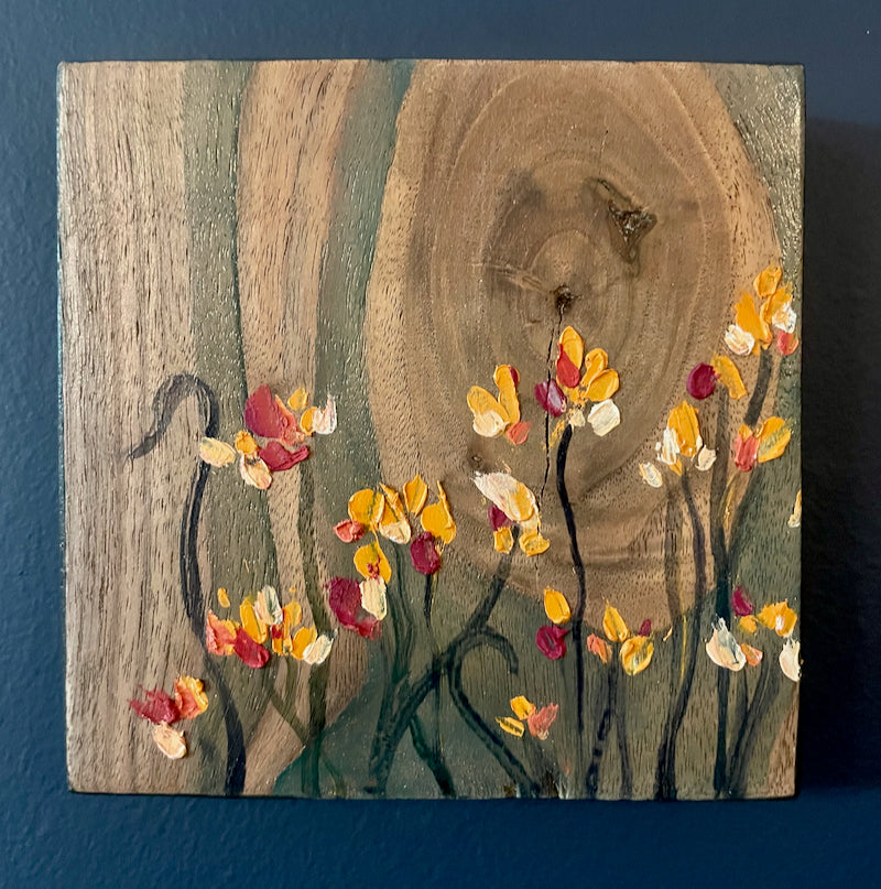 Marigold, Floral Oil Painting