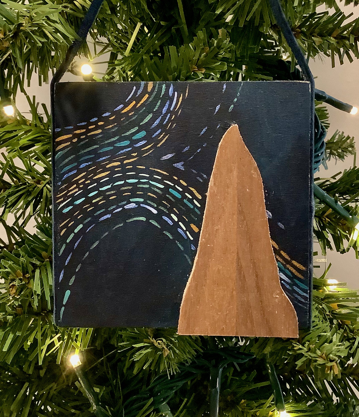 Starlight Wooden Christmas Ornament